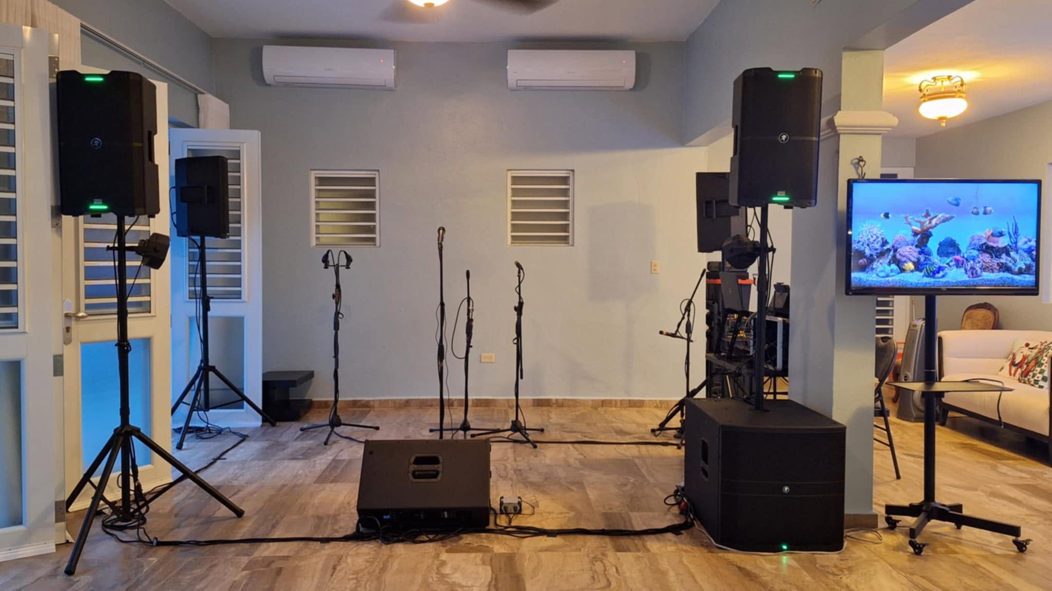 Montaje de Sonido en Salón Interior